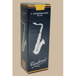 Vandoren Traditional Tenor Saxophone Reed, Strength 3, Box of 5 