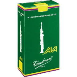 Vandoren Java Green Soprano Saxophone Reed, Strength 2, Box of 10