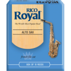Rico Royal Alto Saxophone Reed, Strength 4, Box of 10 