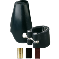 Vandoren Leather Ligature and Mouthpiece Cap for Alto Saxophone