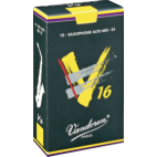 Vandoren V16 Alto Saxophone Reed, Strength 3.5, Box of 10 