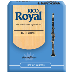 Rico Royal Bb Clarinet Reed, Strength 2, Box of 10 
