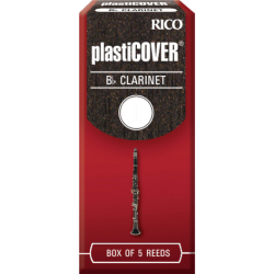 Rico Plasticover Bb Clarinet Reed, Strength 1.5, Box of 5