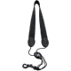 Rico Strap for Tenor or Baritone Saxophone with Snap Hook in Black