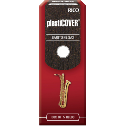Rico Plasticover Baritone Saxophone Reed, Strength 1.5, Box of 5