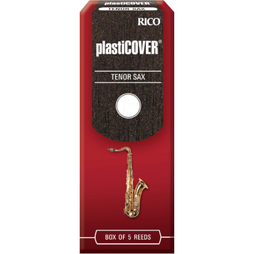 Rico Plasticover Tenor Saxophone Reed, Strength 1.5, Box of 5