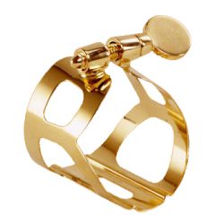 BG Tradition Gold Lacquered Ligature for Alto Saxophone
