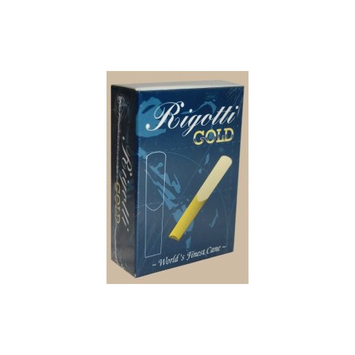 Rigotti Gold Classic Alto Saxophone Reed, Strength 2, Box of 10 