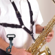 Men's XL Strap for Tenor and Alto Saxophone with Plastic Snap Hook
