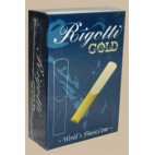 Rigotti Gold Jazz Alto Saxophone Reed, Strength 4, Box of 10 