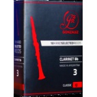 Gonzalez Classic Bb Clarinet Reed, Strength 2, Box of 10 
