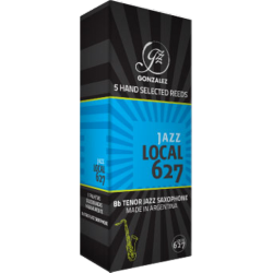Gonzalez Jazz Tenor Saxophone Reed, Strength 2.5, Box of 5 
