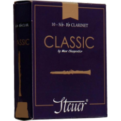 Steuer Classic Bb Clarinet Reed, Strength 2.5, Box of 10 