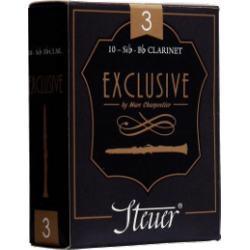 Steuer Exclusive Bb Clarinet Reed, Strength 3, Box of 10 