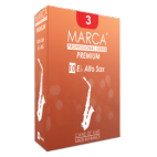 Marca Premium Cut Alto Saxophone Reed, Strength 1.5, Box of 10