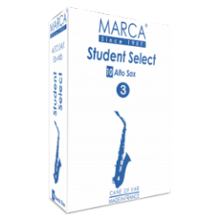 Marca Student Cut Alto Saxophone Reed select Strength 2.5, Box of 10