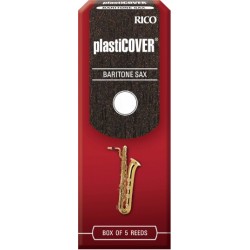 Rico Plasticover Baritone Saxophone Reed, Strength 2, Box of 5