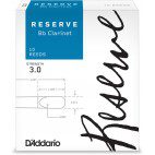 D'Addario Reserve Bb Clarinet Reed, Strength 3, Box of 10 