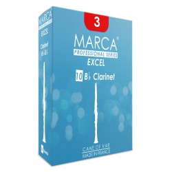 Marca Excel Bb Clarinet Reed, Strength 2.5, Box of 10 