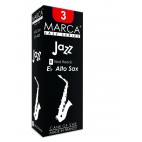 Marca Jazz Alto Saxophone Reed, Strength 2.5, Box of 5