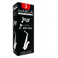 Marca Jazz Alto Saxophone Reed, Strength 1.5, Box of 5