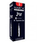 Marca Jazz Soprano Saxophone Reed, Strength 3.5, Box of 5