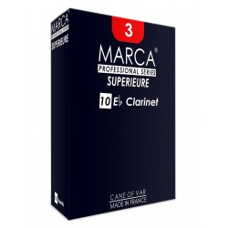 Marca Superieure Eb Clarinet Reed, Strength 2, Box of 10