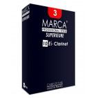 Marca Superieure Eb Clarinet Reed, Strength 3, Box of 10