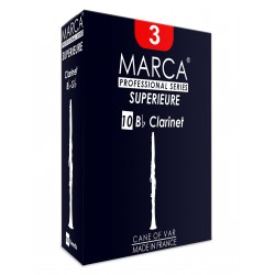 Marca Superieure Bb Clarinet Reed, Strength 3.5, Box of 10 