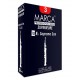 Marca Superieure Soprano Saxophone Reed, Strength 2.5, Box of 10