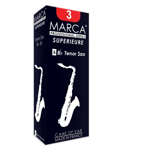Marca Superieure Tenor Saxophone Reed, Strength 1.5, Box of 5