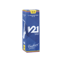 Vandoren V21 Tenor Saxophone Reed Strength 2.5, Box of 5