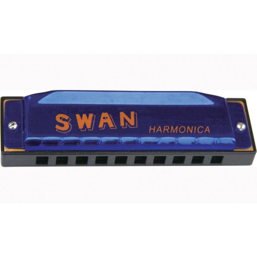 Swan 28-hole Wide Range Playing Harmonica C Key304 Stainless Steel Advanced Phosphor Bronze Gong More Professional Worth Collecting for Adults Beginners Kids 