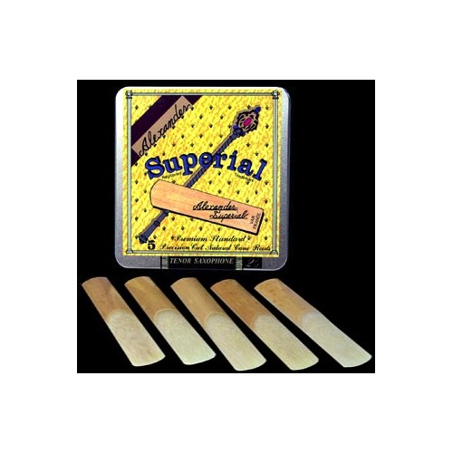 Alexander Superial Alto Saxophone Reed Strength 2.5, Box of 5