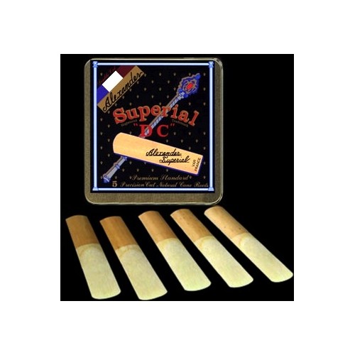 Alexander Superial DC Bb Clarinet Reed Strength 1.5, Box of 10
