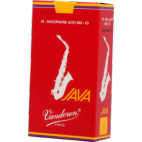Vandoren Java Red Alto Saxophone Reed, Strength 2, Box of 10 