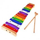 Kid's 15-Note Xylophones, Colour Coded
