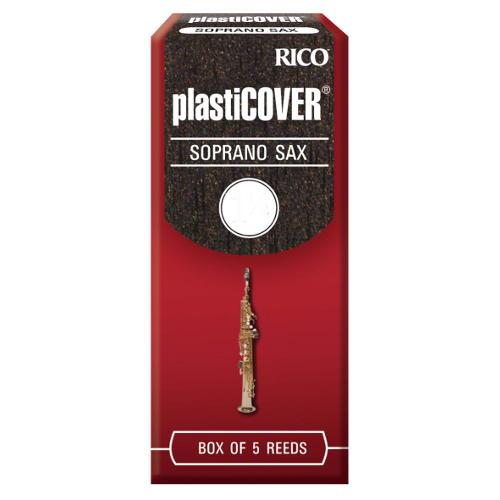 Rico Plasticover Soprano Saxophone Reed, Strength 3.5, Box of 5