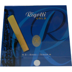 Rigotti Gold Tenor Saxophone Reed, Strength 4, Box of 3