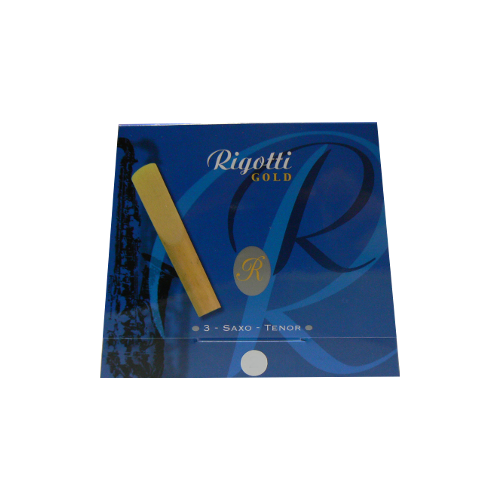 Rigotti Gold Tenor Saxophone Reed, Strength 3.5, Box of 3