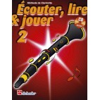 Clarinet Learning Book "Écouter, Lire et Jouer" - De Haske, Volume 2 + CD (French)