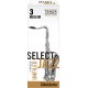 D’Addario Select Jazz Tenor Saxophone Reed, Strength 3, Unfiled (Medium), Box of 5
