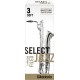 D’Addario Select Jazz Baritone Saxophone Reed, Strength 3, Filed (Soft), Box of 5