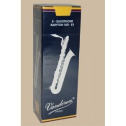 Baritone Saxophone Reed Vandoren Traditional Strength 5, Box of 5 
