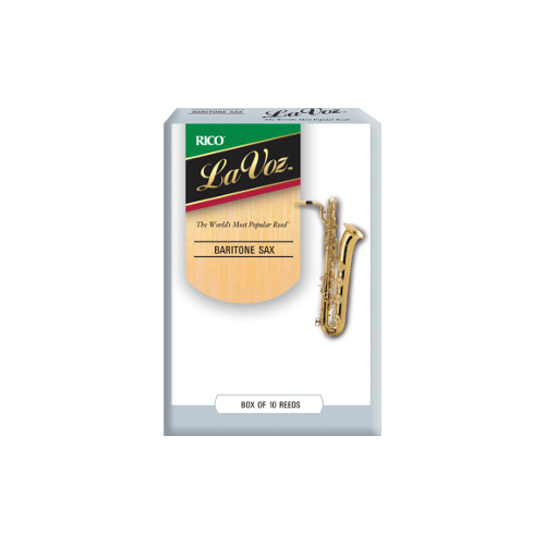 Rico La Voz Baritone Saxophone Reed (Hard), Box of 10