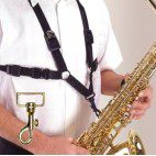 Alto/Tenor/Baritone Saxophone Strap with Metal Hook For Men (XL)