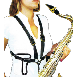 Alto/Tenor Saxophone Strap with Metal Hook for Women