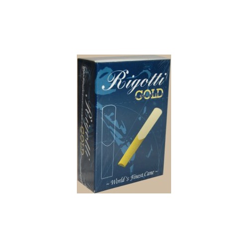Rigotti Gold Classic Bass Clarinet Reed, Strength 3.5, Box of 10 
