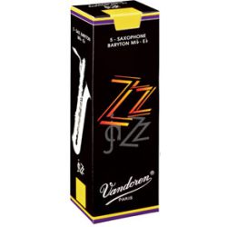 Vandoren ZZ Baritone Saxophone Reed, Strength 2, Box of 5