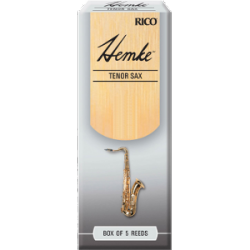Rico Hemke Premium Tenor Saxophone Reed, Strength 2, Box of 5 